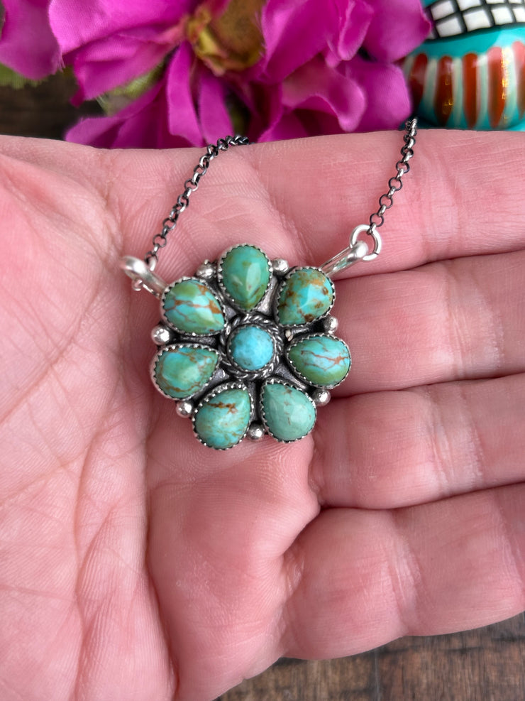 Kingman Cluster Necklace #7