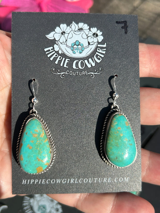 Royston Single Stone Dangle Earrings 1-9