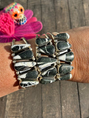 5 Stone White Buffalo Cuff 1-3