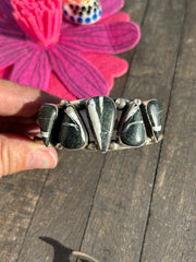 5 Stone White Buffalo Cuff 1-3