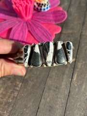 5 Stone White Buffalo Cuff 1-3