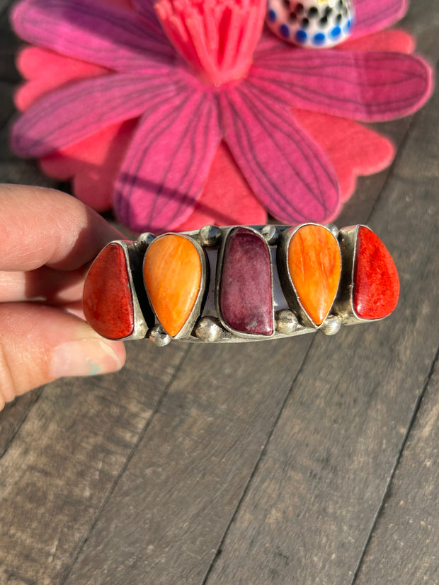 5 Stone Multi-Color Cuff 1-3