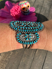 Petit Point Kingman Cuff