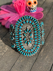 Petit Point Kingman Cuff