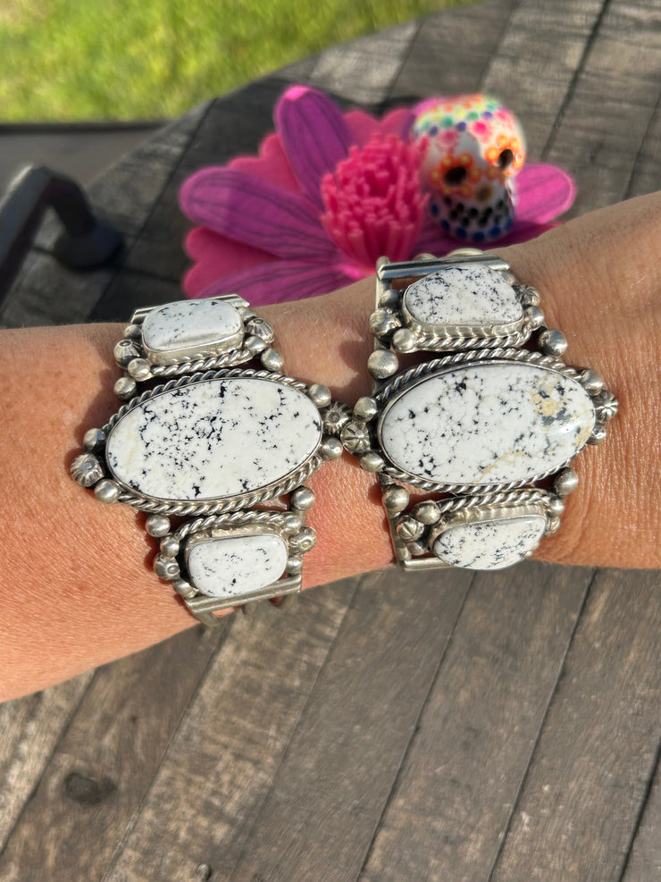 3 Stone White Buffalo Cuff 1-2