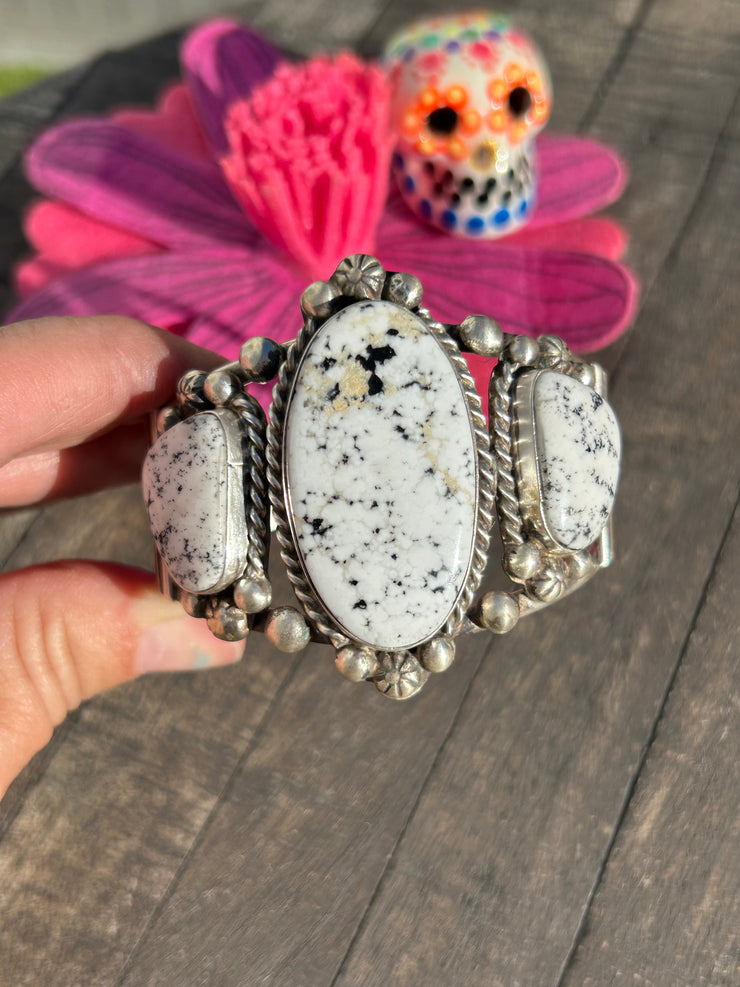 3 Stone White Buffalo Cuff 1-2