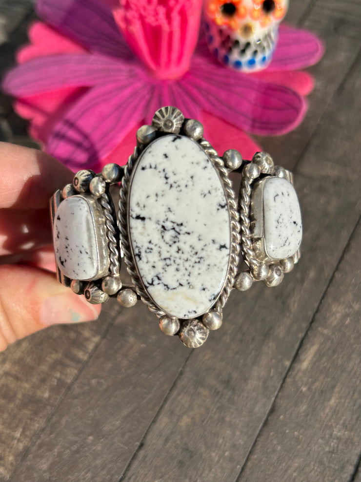 3 Stone White Buffalo Cuff 1-2