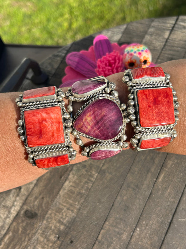 3 Stone Spiny Cuffs 1-3