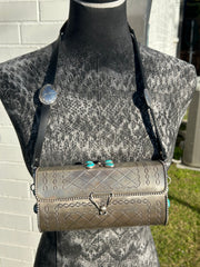 Sterling Silver and Kingman Purse