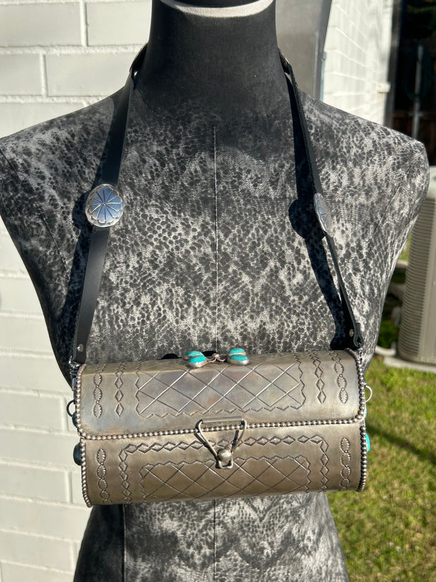 Sterling Silver and Kingman Purse