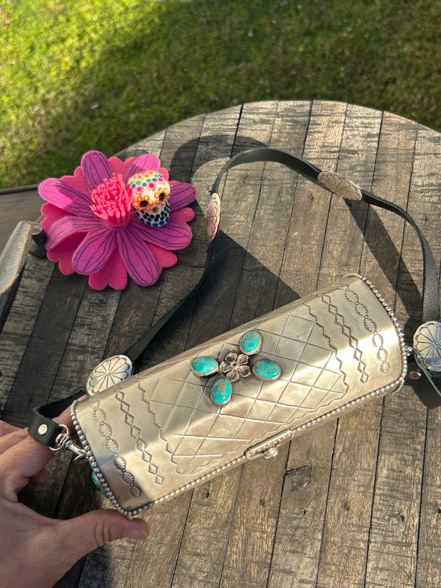 Sterling Silver and Kingman Purse