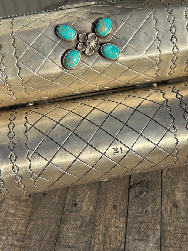 Sterling Silver and Kingman Purse