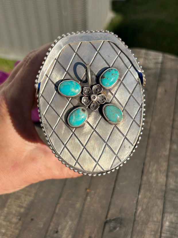 Sterling Silver and Kingman Purse