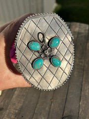 Sterling Silver and Kingman Purse