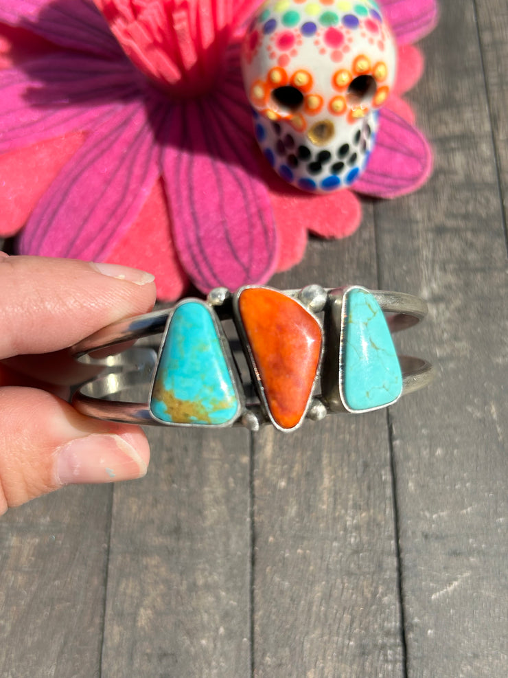 3 Stone Multi Color Cuffs 1-5