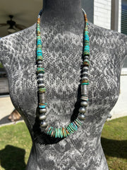Kingman Disc Bead Necklace 2