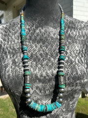 Kingman Disc Bead Necklace 1