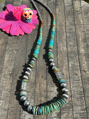 Kingman Disc Bead Necklace 2