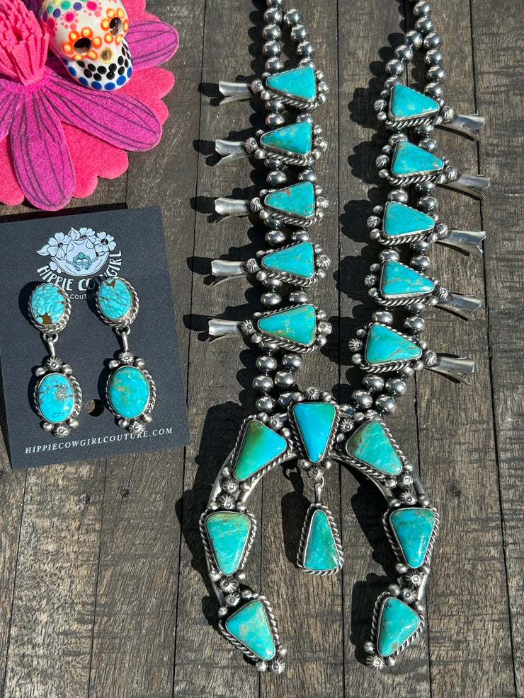 Kingman Squash Blossom Set