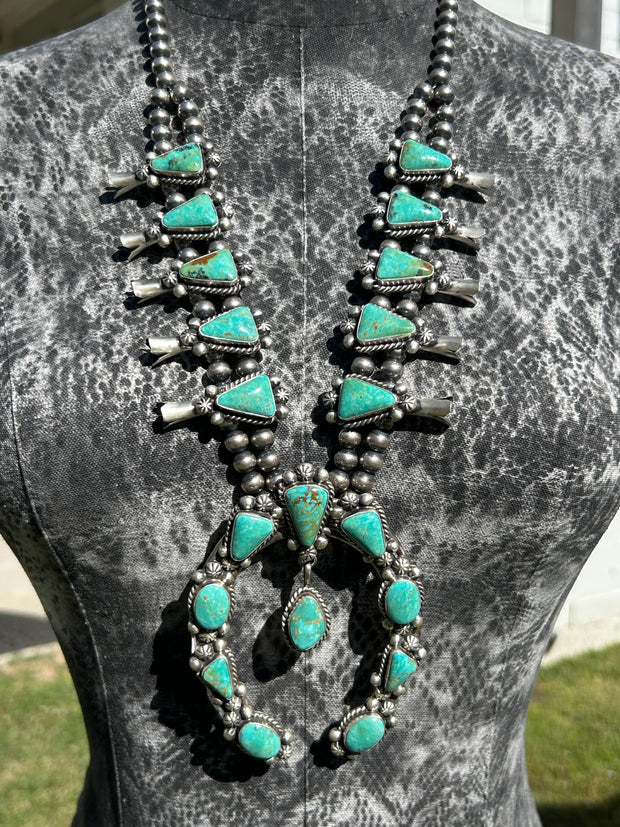 Kingman Squash Blossom Set