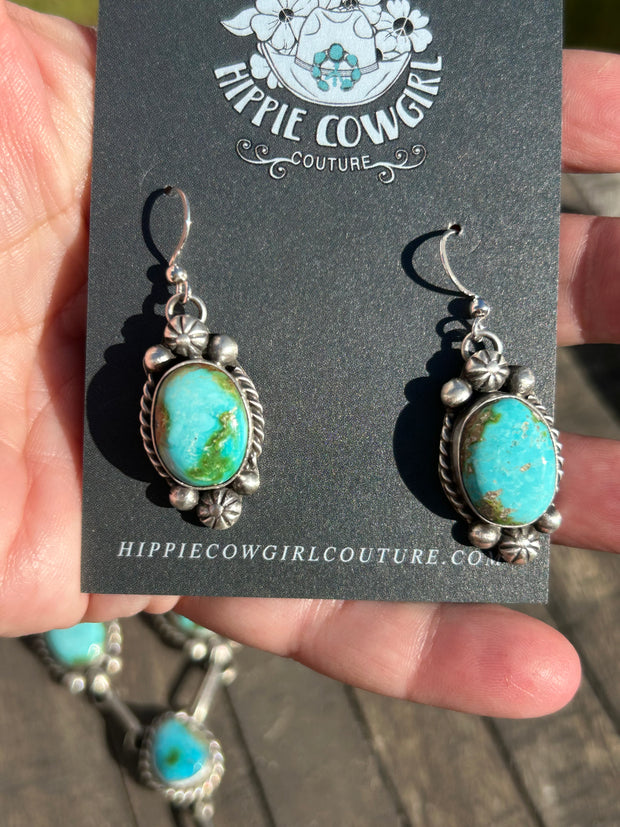 4 Stone Sonoran Turquoise Mini Lariat Set-1