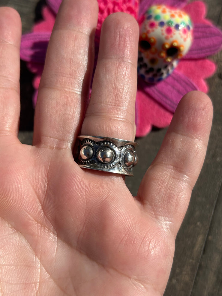 Sterling Stamped Ring