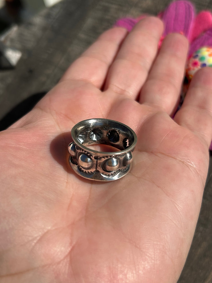 Sterling Stamped Ring
