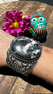 The "Fancy" White Buffalo Cuff