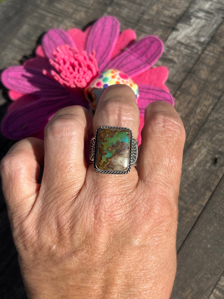 Stamped Royston Ring Sz. 10