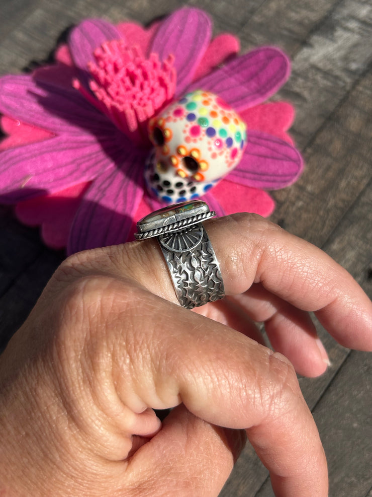 Stamped Royston Ring Sz. 10