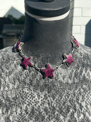 Spiny Purple Star Choker