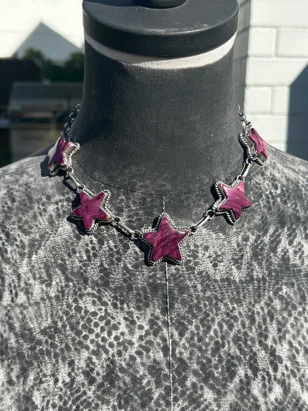 Spiny Purple Star Choker