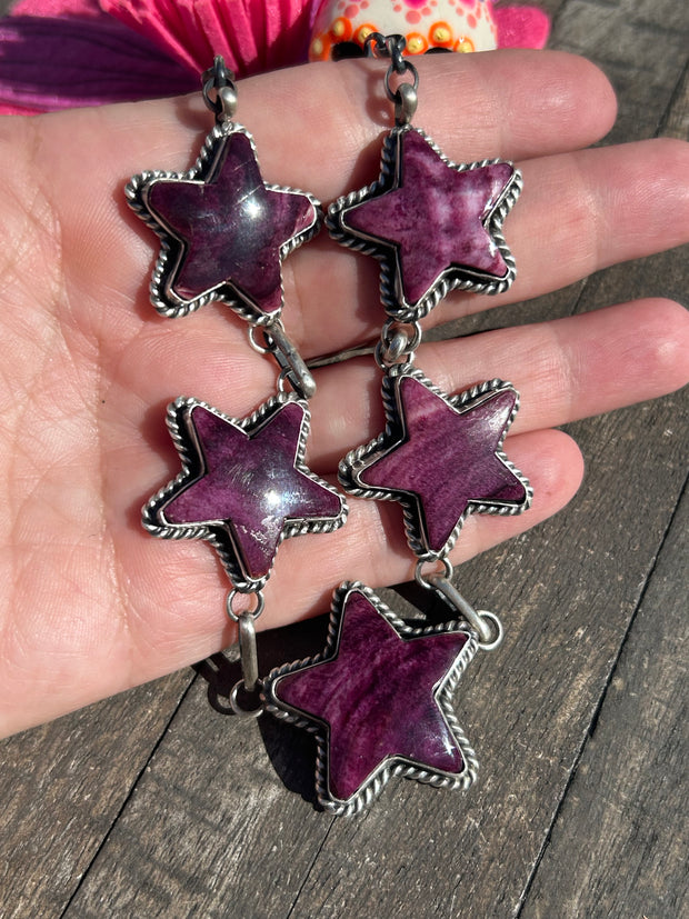 Spiny Purple Star Choker