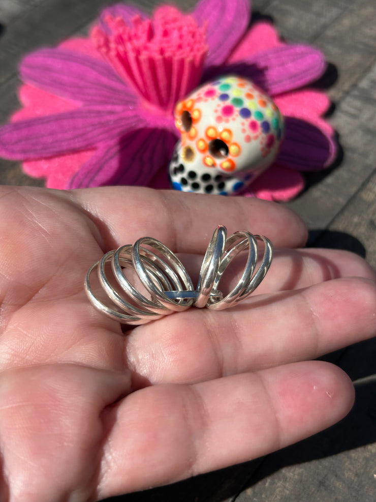 7 Band Sterling Ring Sz. 5 1/2