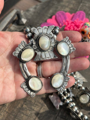 Mother of Pearl Squash Blossom