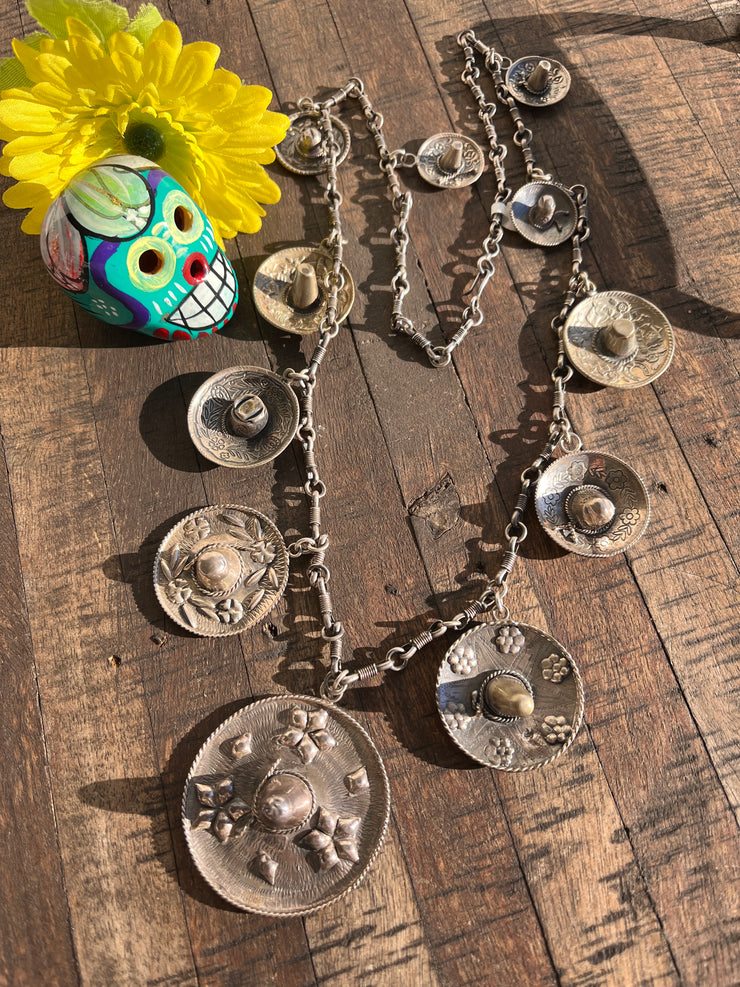 Vintage Sombrero Necklace