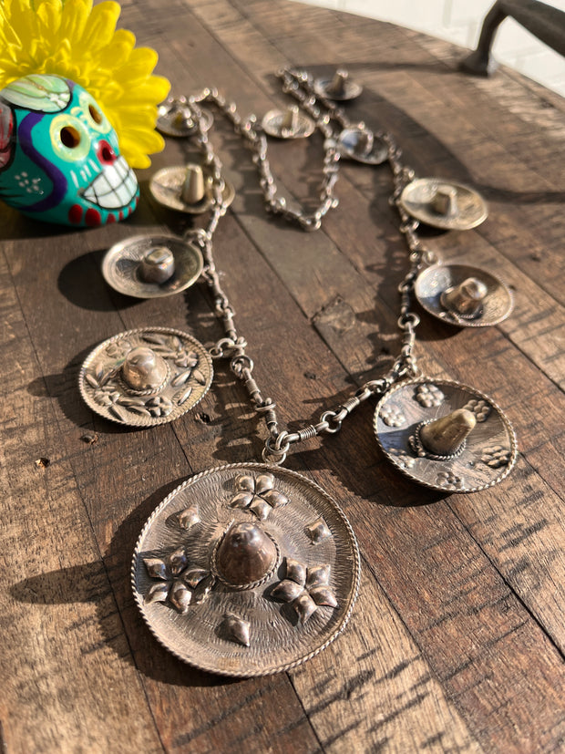 Vintage Sombrero Necklace