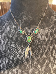 Kingman Feather Necklace