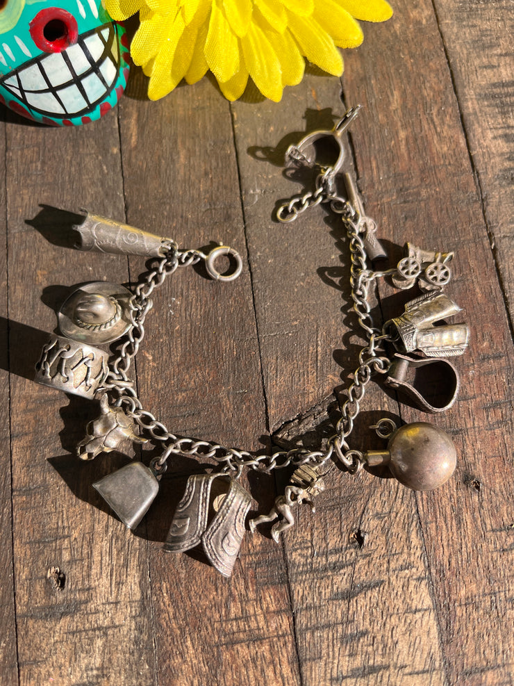 Vintage Pendant Bracelet- A