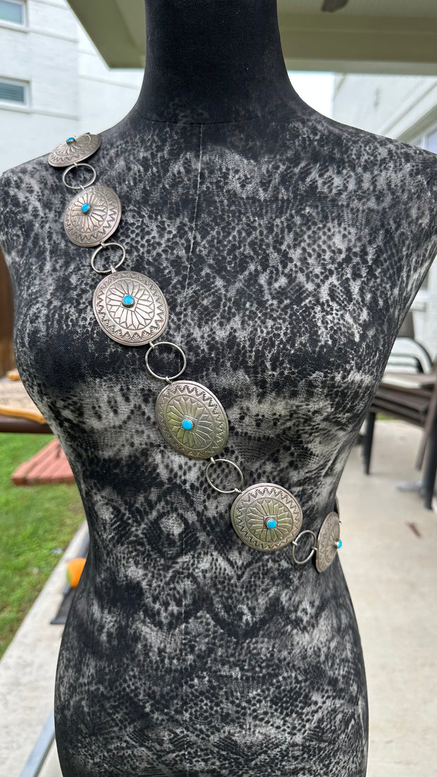 Sleeping Beauty Concho Belt