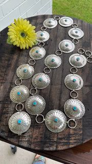 Sleeping Beauty Concho Belt