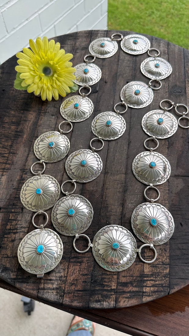 Sleeping Beauty Concho Belt