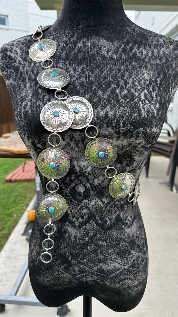Sleeping Beauty Concho Belt