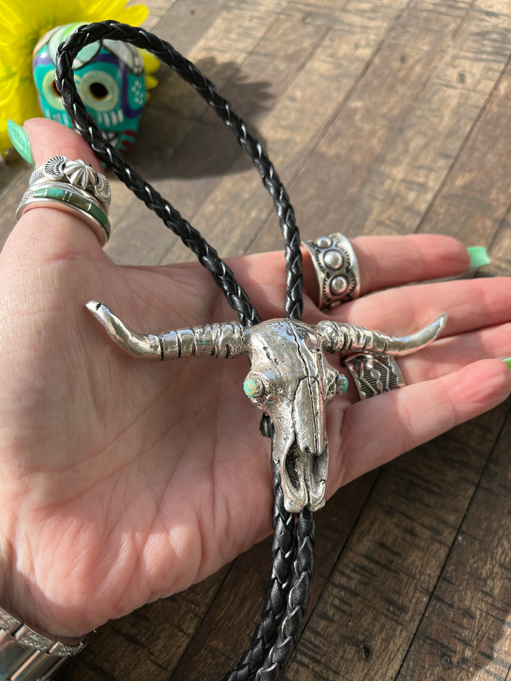 Cow Skull Bolo