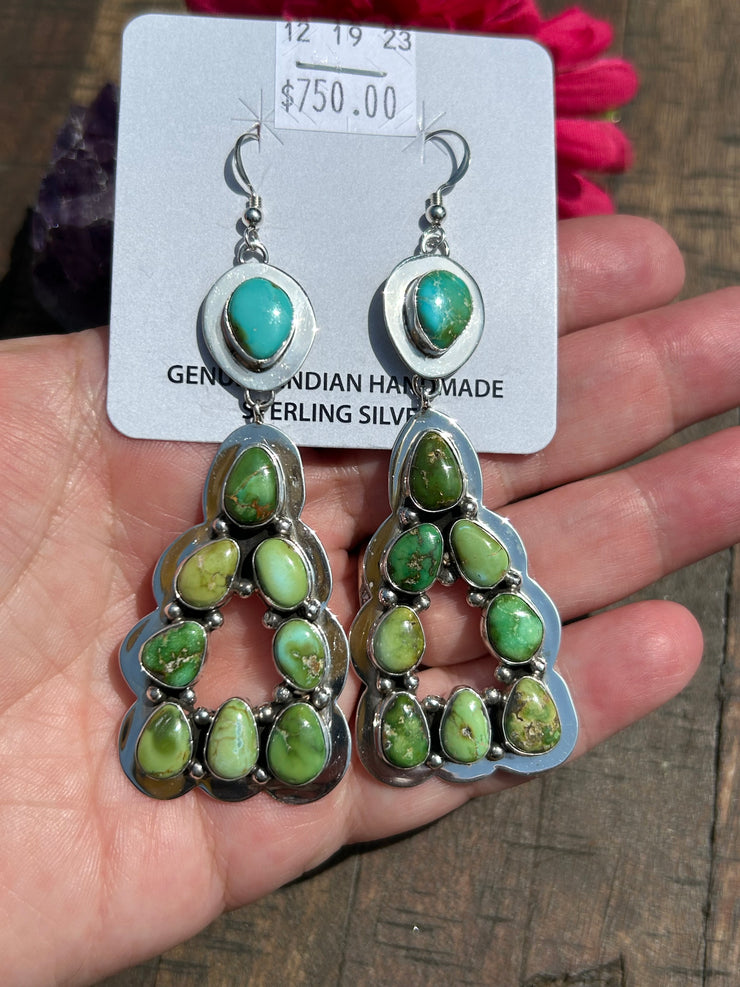 Sonoran Turquoise Dangle Earrings