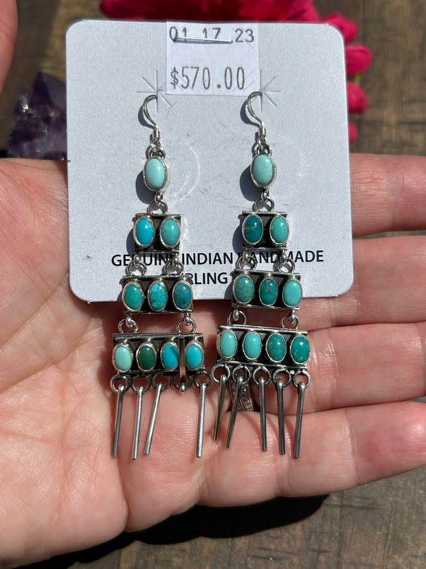 Carico Lake Dangle Earrings- A