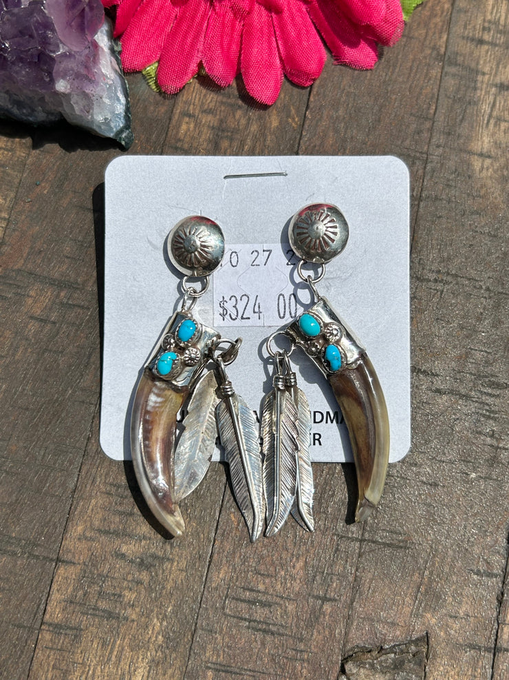 Kingman Feather Earrings