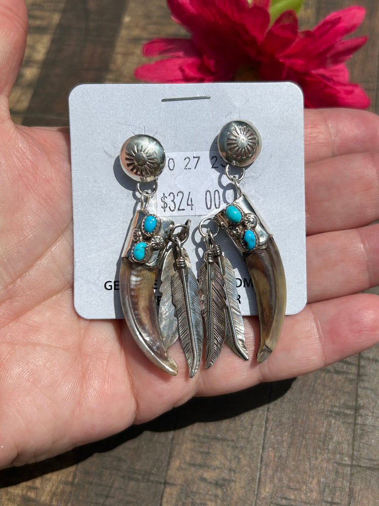 Kingman Feather Earrings