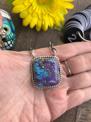 Purple Mojave Single Stone Necklace #2