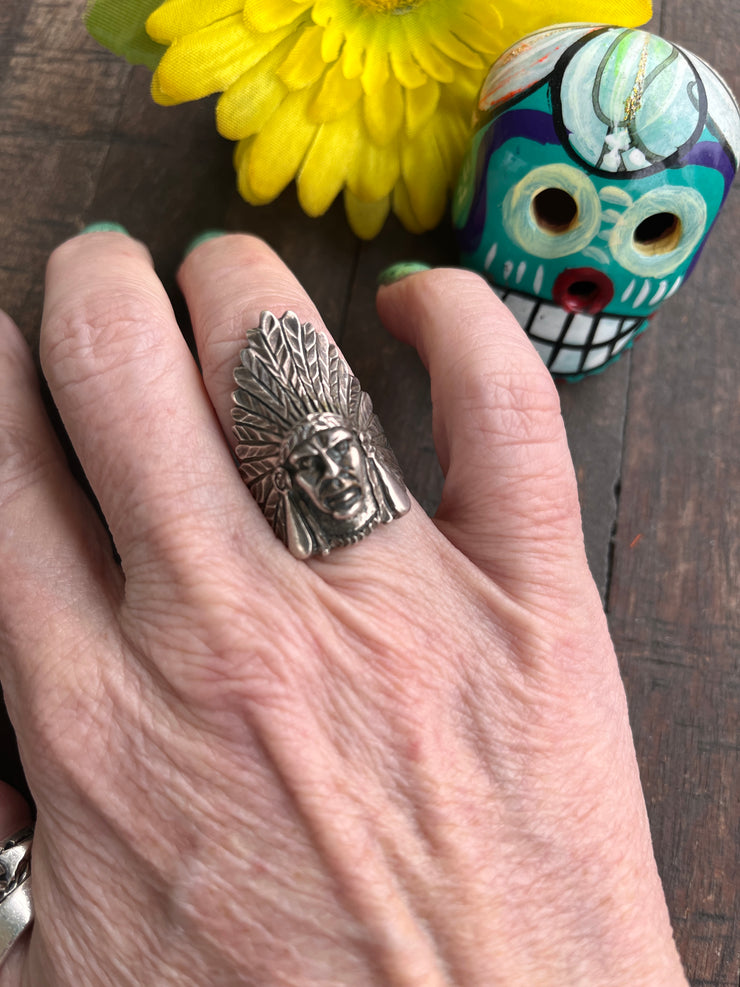 Sterling Silver Ring Sz. 8 1/2